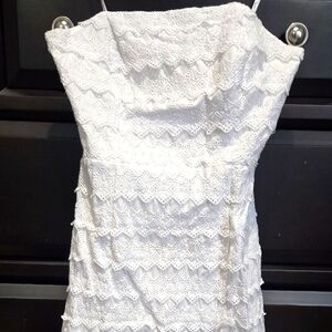 Lily Pulitzer Chic White Lace Dress